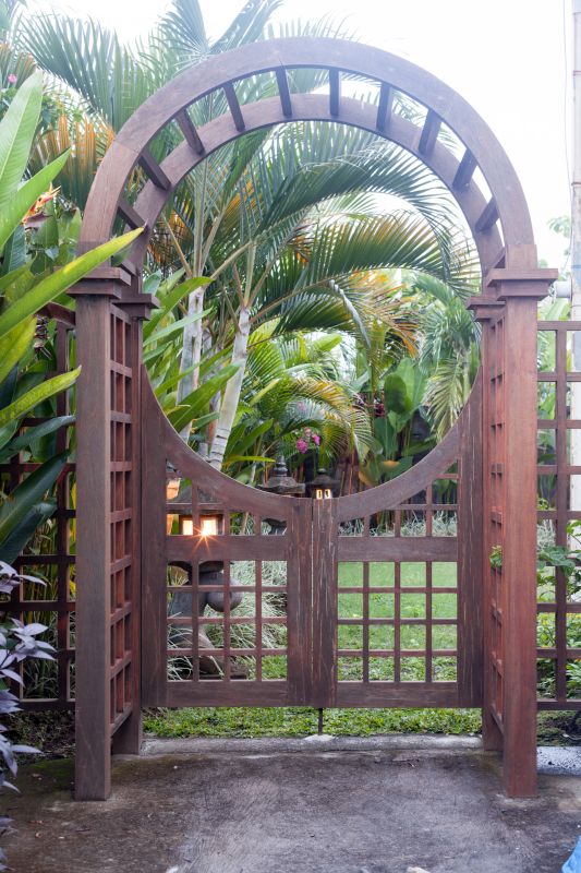 Arched Arbor Installation