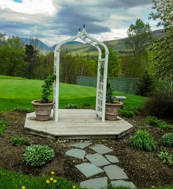 Arched Arbor Installation