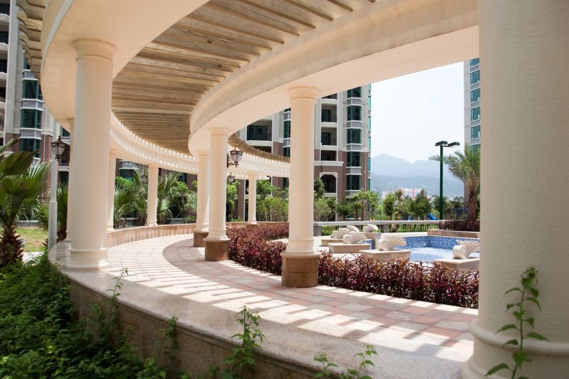 Arched Pergola Installation