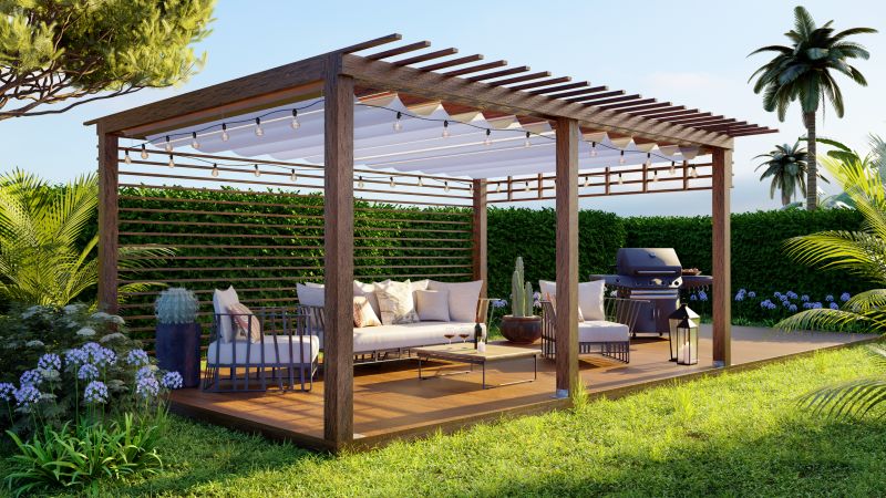 Bench Pergola Installation