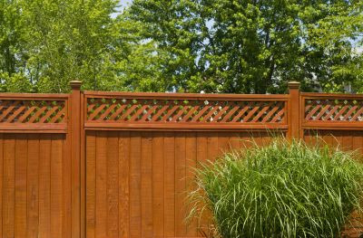 Fence Top Lattice Installation