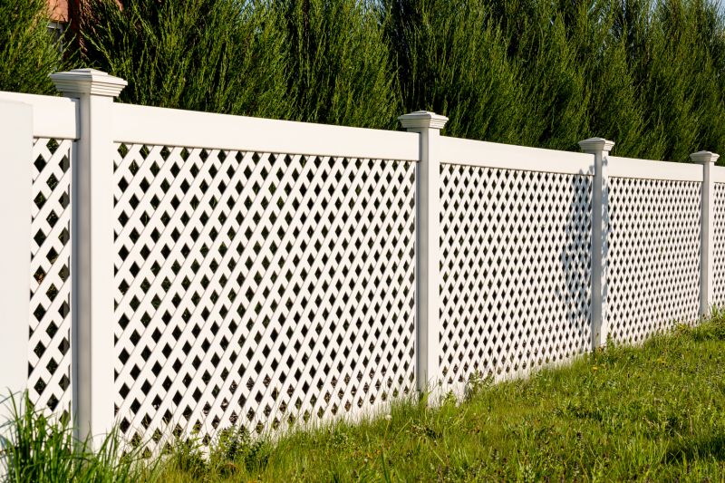 Fence Top Lattice Installation