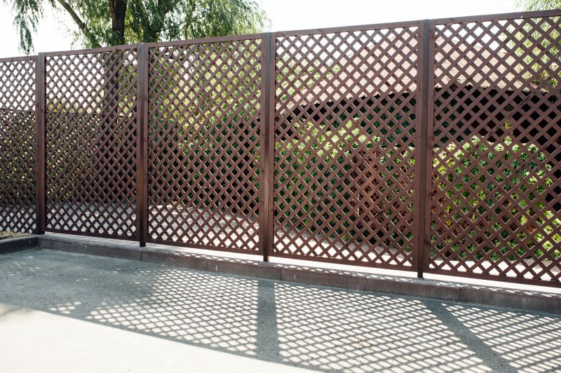 Fence Top Trellis Installation