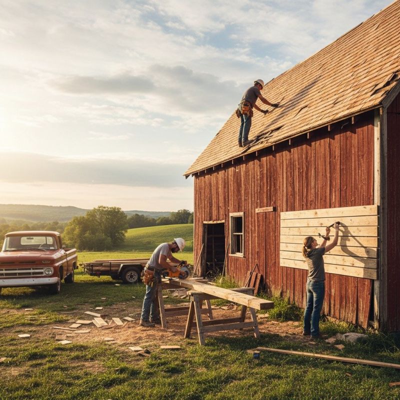 Barn Structural Repair detail