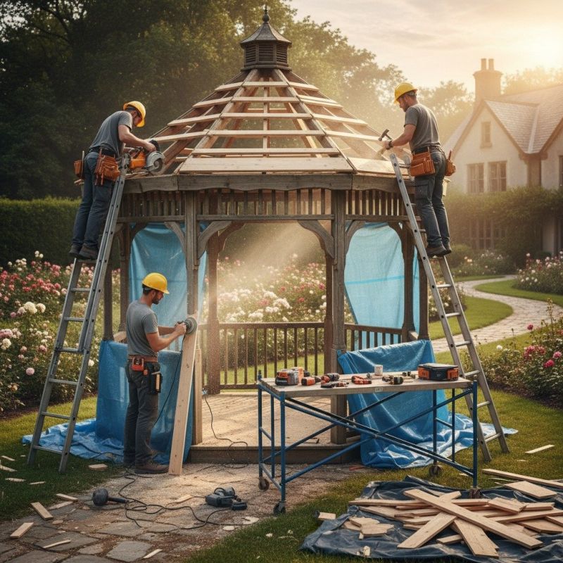 Gazebo Roof Repair