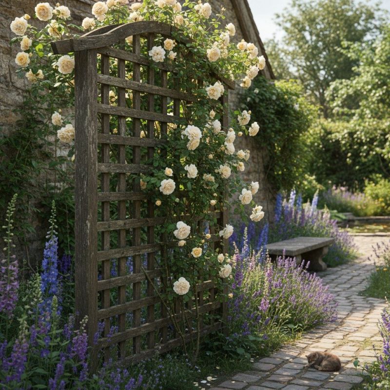 Rose Trellis Installation