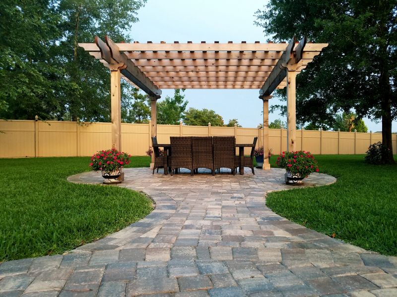 Two Post Pergola Installation