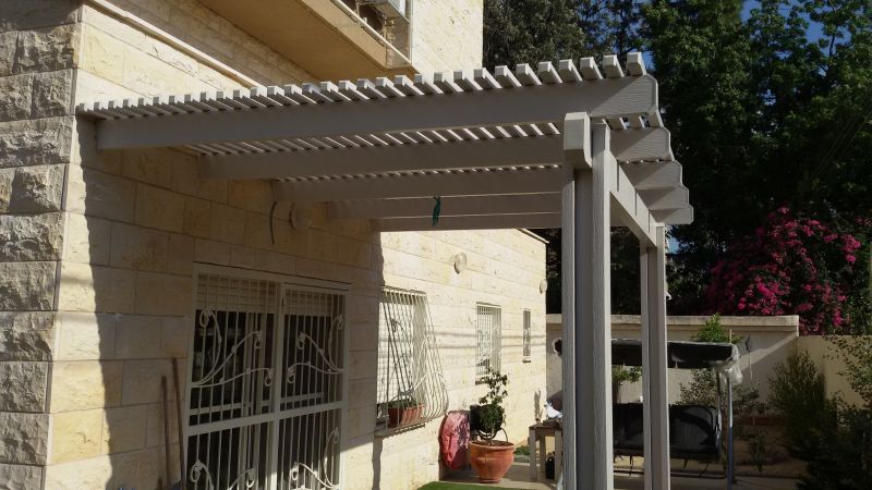Wood Pergola Installation