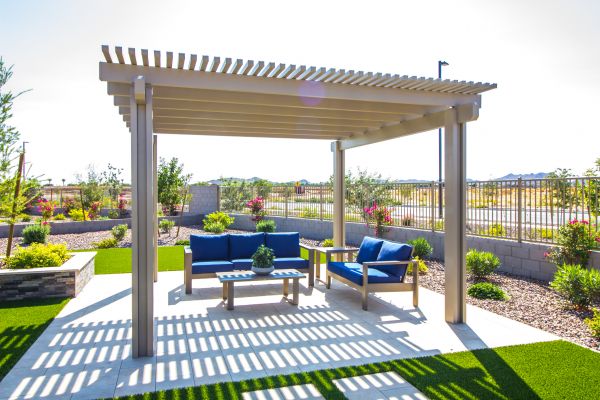 Four Post Pergola Installation in Albuquerque