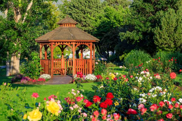 Hexagon Gazebo Installation in Albuquerque