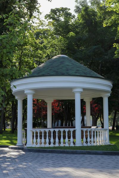 Oval Gazebo Installation in Albuquerque