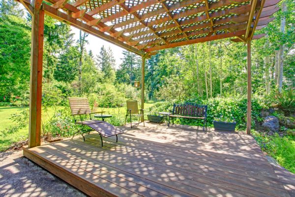 Wood Pergola Assembly