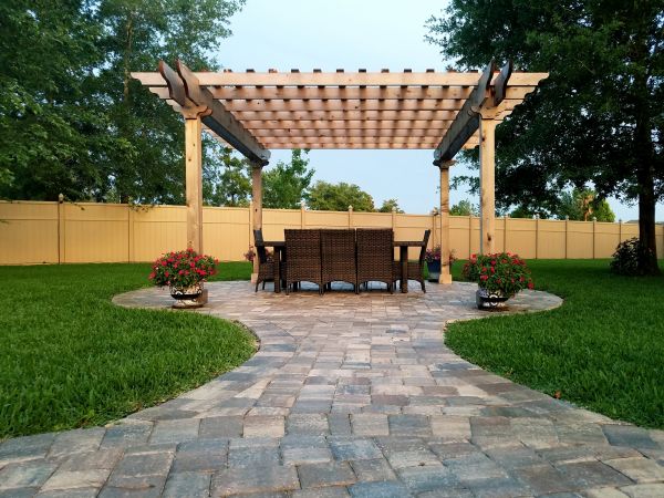 Backyard Pergola Assembly