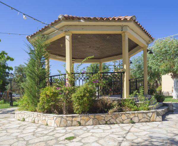 Courtyard Gazebo Installation