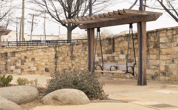 Bench Pergola Installation